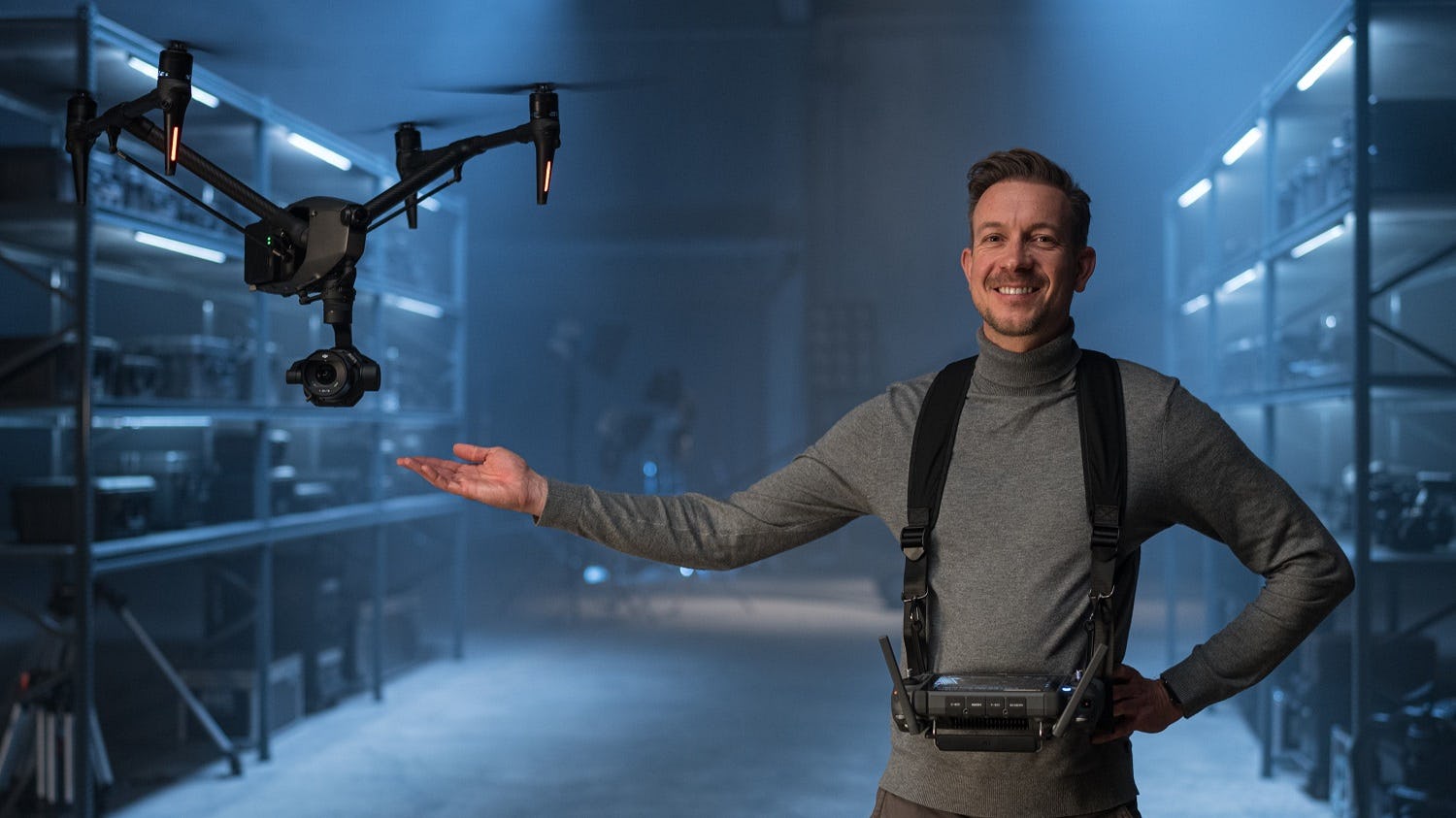 Ferdinand Wolf is currently serving in the capacity of creative director - DJI Studio Europe at DJI. He has previously served as managing director Skynamic / Drone Pilot at Skynamic. – Photo DJI