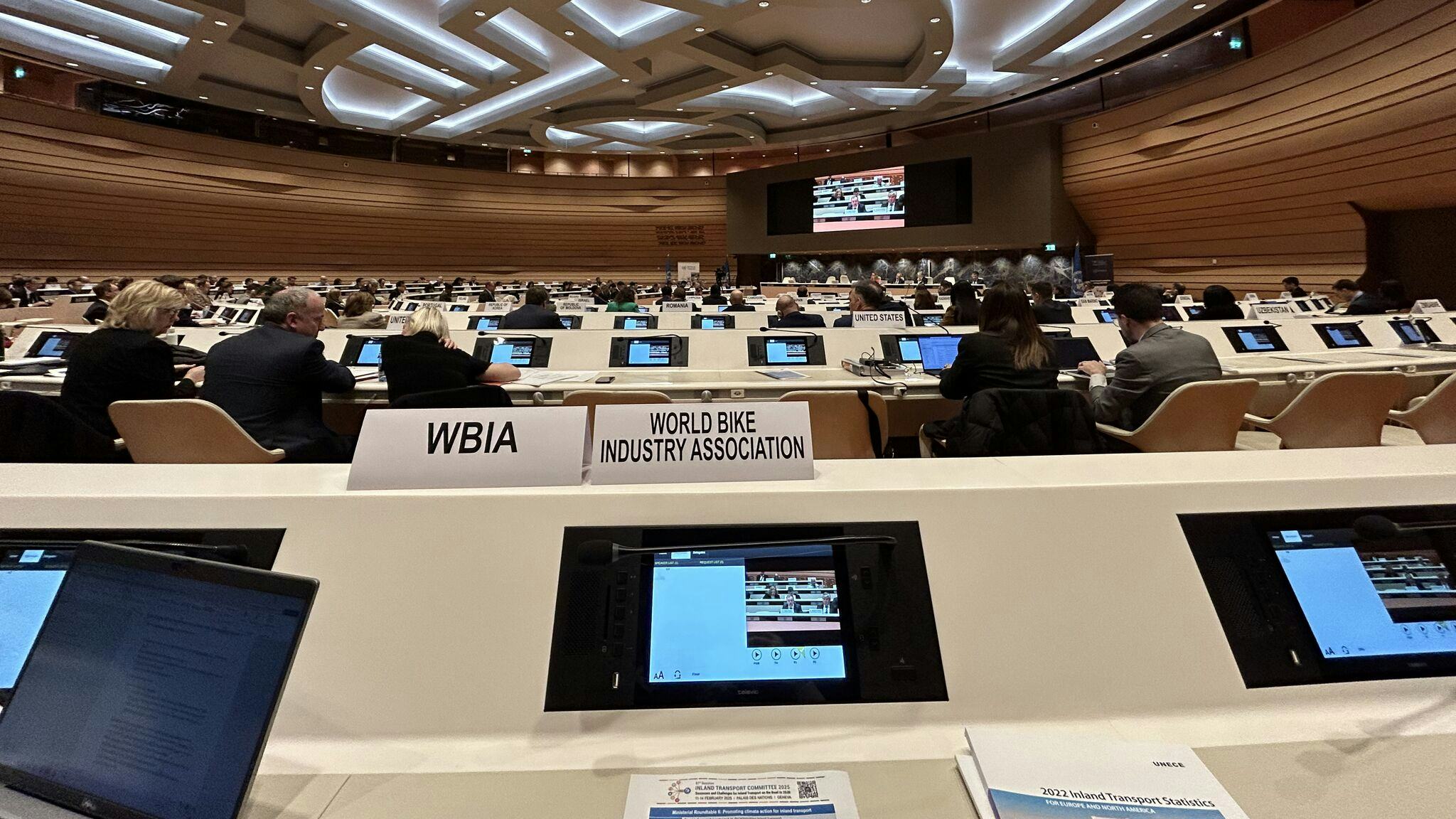 WBIA and CONEBI participated in the United Nations’ 87th session of the Inland Transport Committee (ITC) – Photo WBIA