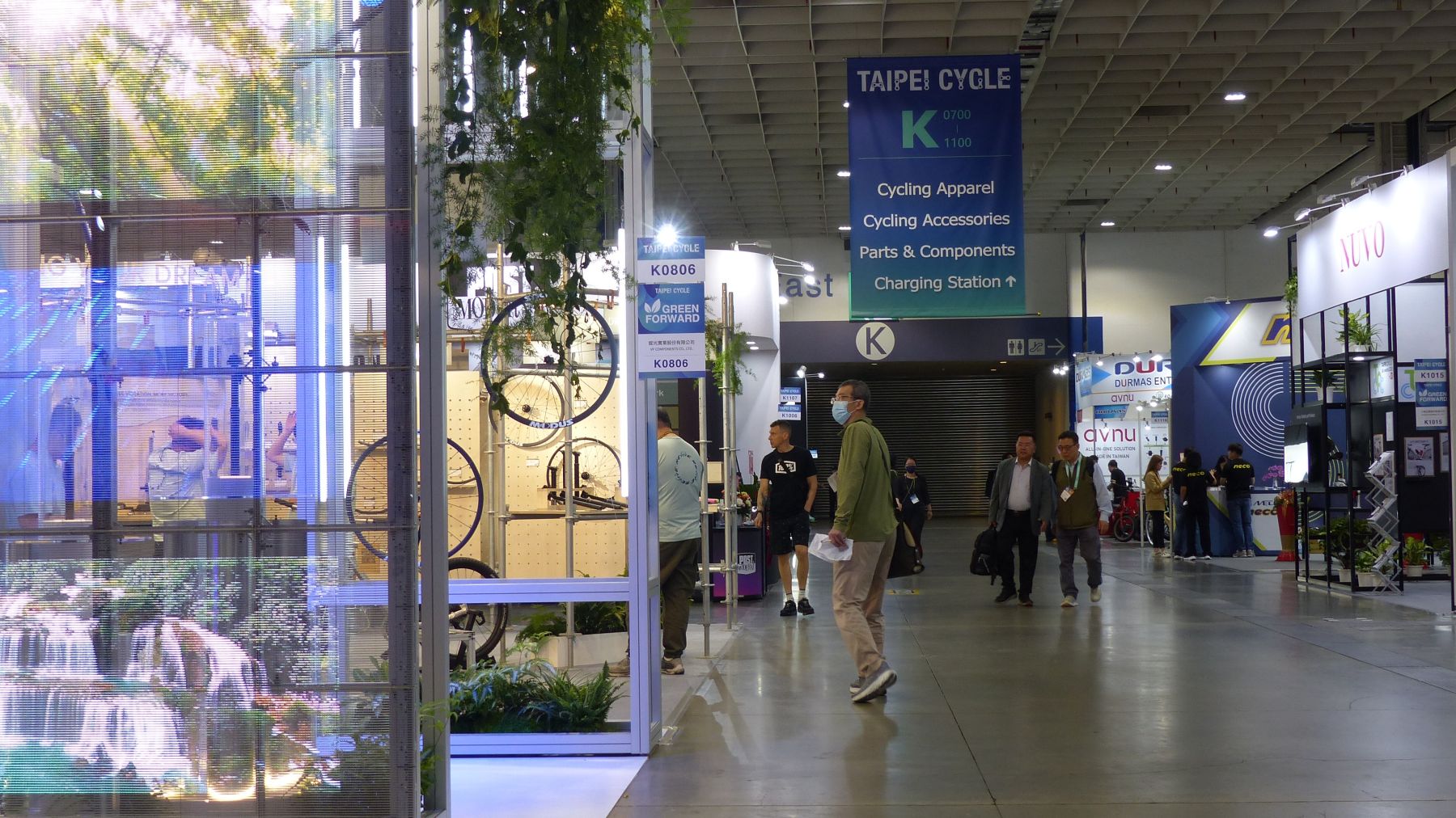 Although the organisers reported a positive visitor attendance, this was not always visible in the Tainex halls where the Taipei Cycle show is being held. - Photo Bike Europe
