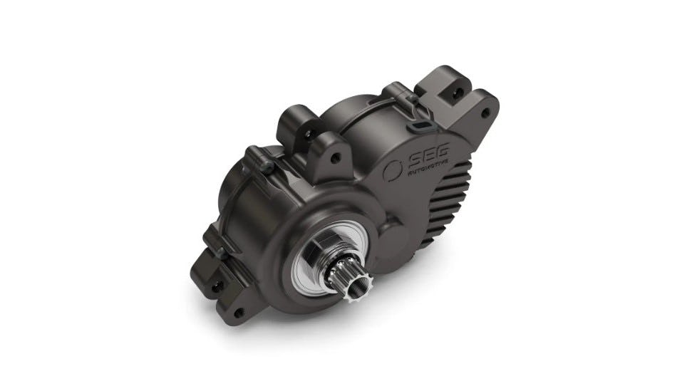 SEG Automotive’s new e-bike mid-motor was created in cooperation with start-up Octagon. - Photo SEG Automotive