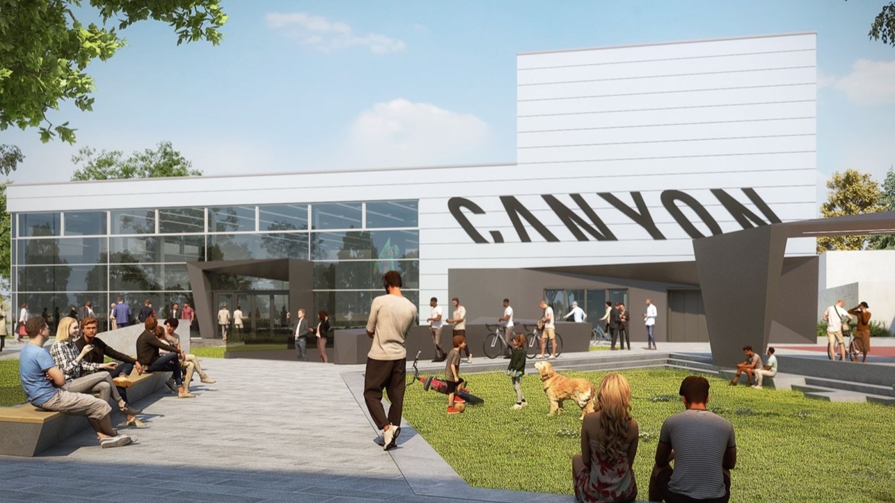 The groundbreaking ceremony of the e-bike experience centre at the Canyon Campus in Koblenz, Germany, took place shortly after the announcement of the value depreciation by owner GBL. – Photo Canyon