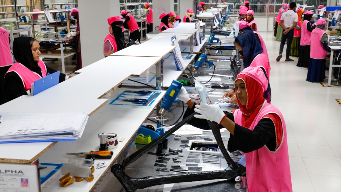 The bicycle industry in Bangladesh is quickly recovering from a major slump in exports. – Photo Meghna Industries