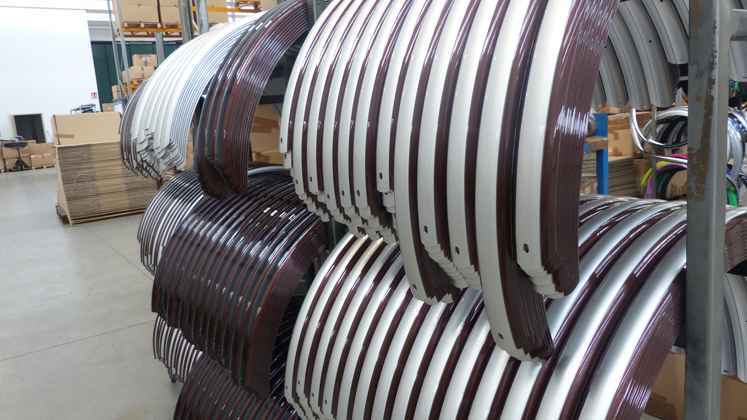 Eurofender produces on order only. “This gives us maximum flexibility and the chance to respond to market developments quickly.” – Photos Bike Europe 