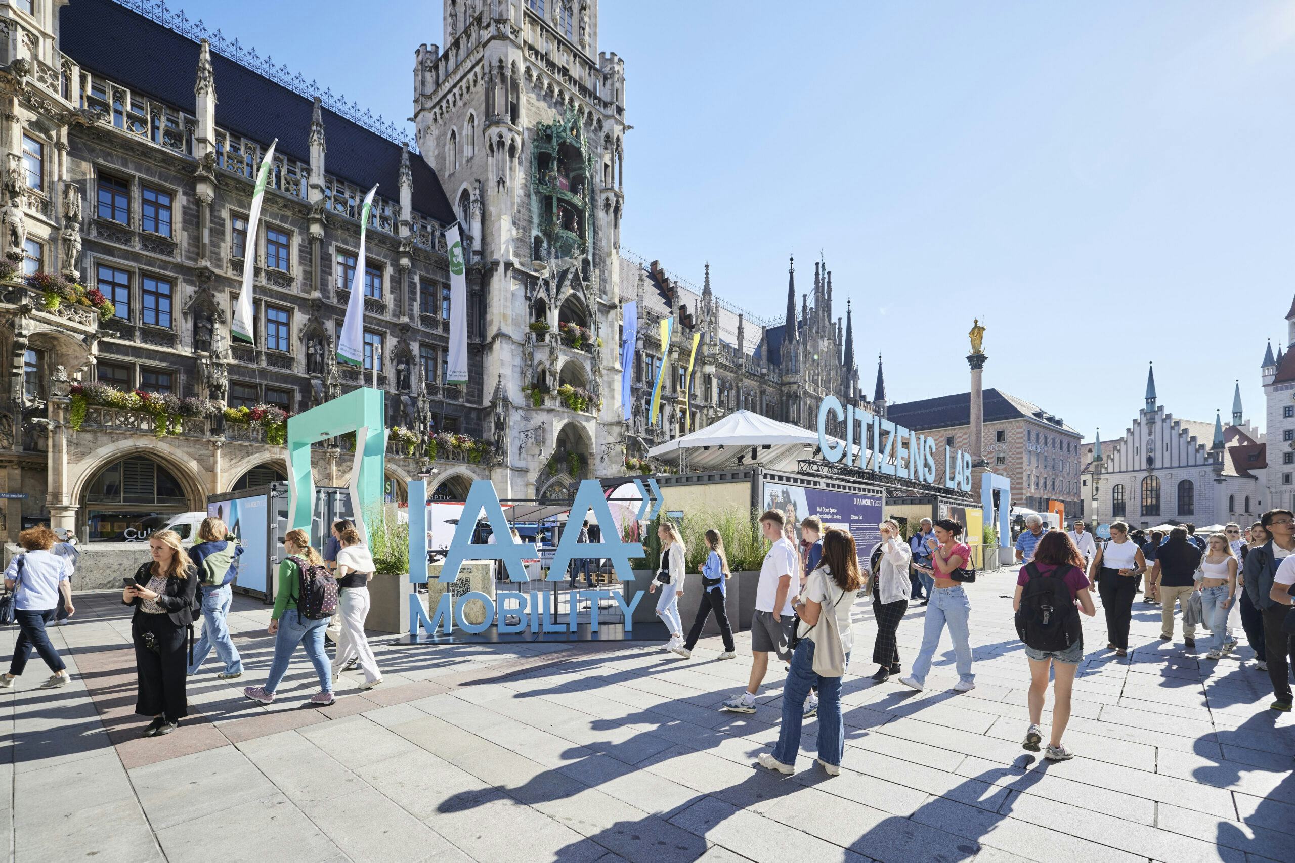The Citizens Lab in the city center during IAA Mobility.