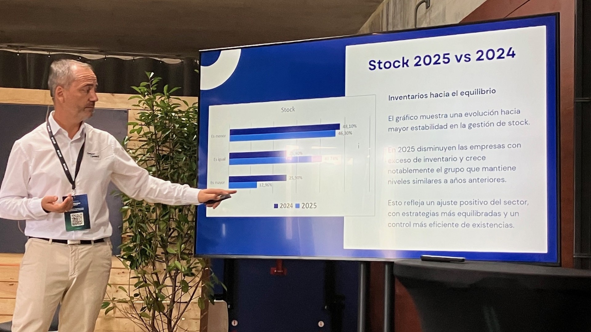 “Inventory management is beginning to normalise in Spain,” AMBE’s head of data Javier López explained during a presentation at this year's Sea Otter Europe in Girona. 56% of brands and distributors say they have reduced their stock in relation to turnover, as a result of promotions and adjustments. – Photo Bike Europe
