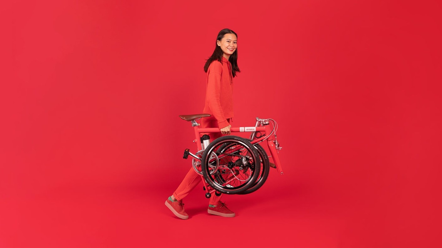 成立於2015年的摺疊電動自行車品牌Ahooga，剛獲得新一輪資金，將用於推動公司大規模成長計畫。照片來源／Ahooga