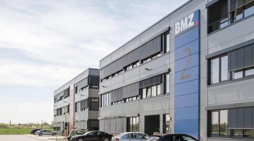 The Karlstein am Main, Germany base of lithium-ion battery expert BMZ. – Photo BMZ