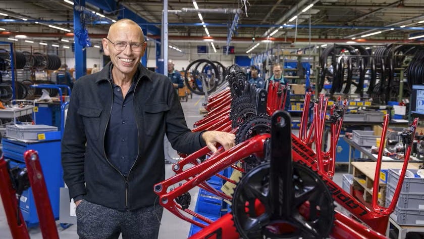 “For many people around the factory in Heerenveen, the Netherlands, Batavus was like a family company with good working conditions. So yes, it’s painful for all my colleagues in assembly that the factory is closing,” explains Menno Visser, retirement-bound project manager of Accell Group. - Photo Koos Groenewold