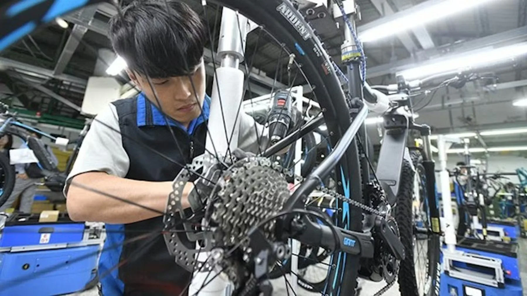 台灣自行車三大巨頭合計營收跌13.4%