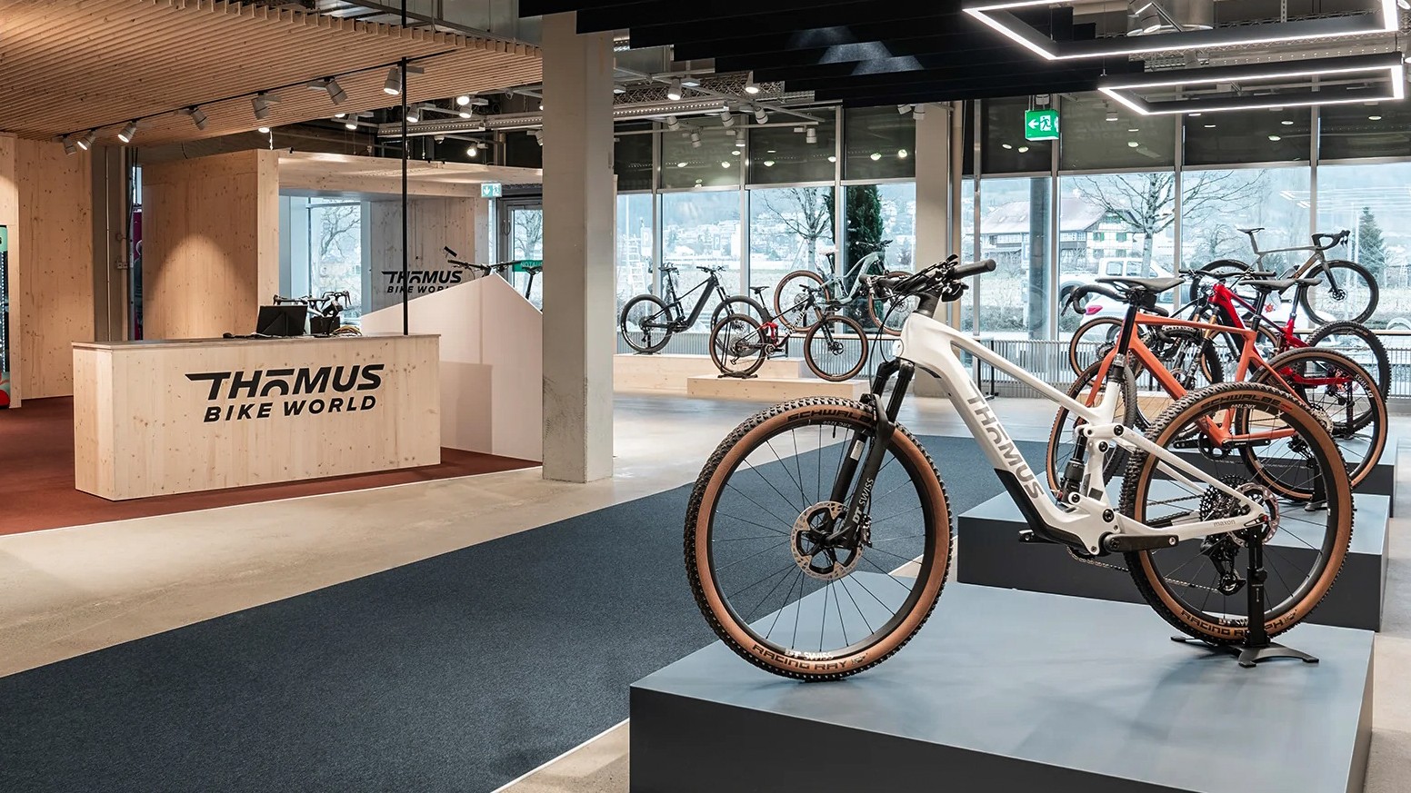 Thömus took over the majority of the Bike World branches in Switzerland from Migros and reopened them as Thömus Bike World on 1 March 2025. – Photo Thömus