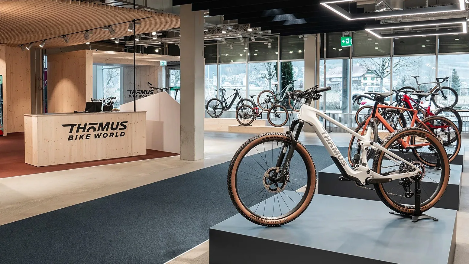 Thömus took over the majority of the Bike World branches in Switzerland from Migros and reopened them as Thömus Bike World on 1 March 2025. – Photo Thömus
