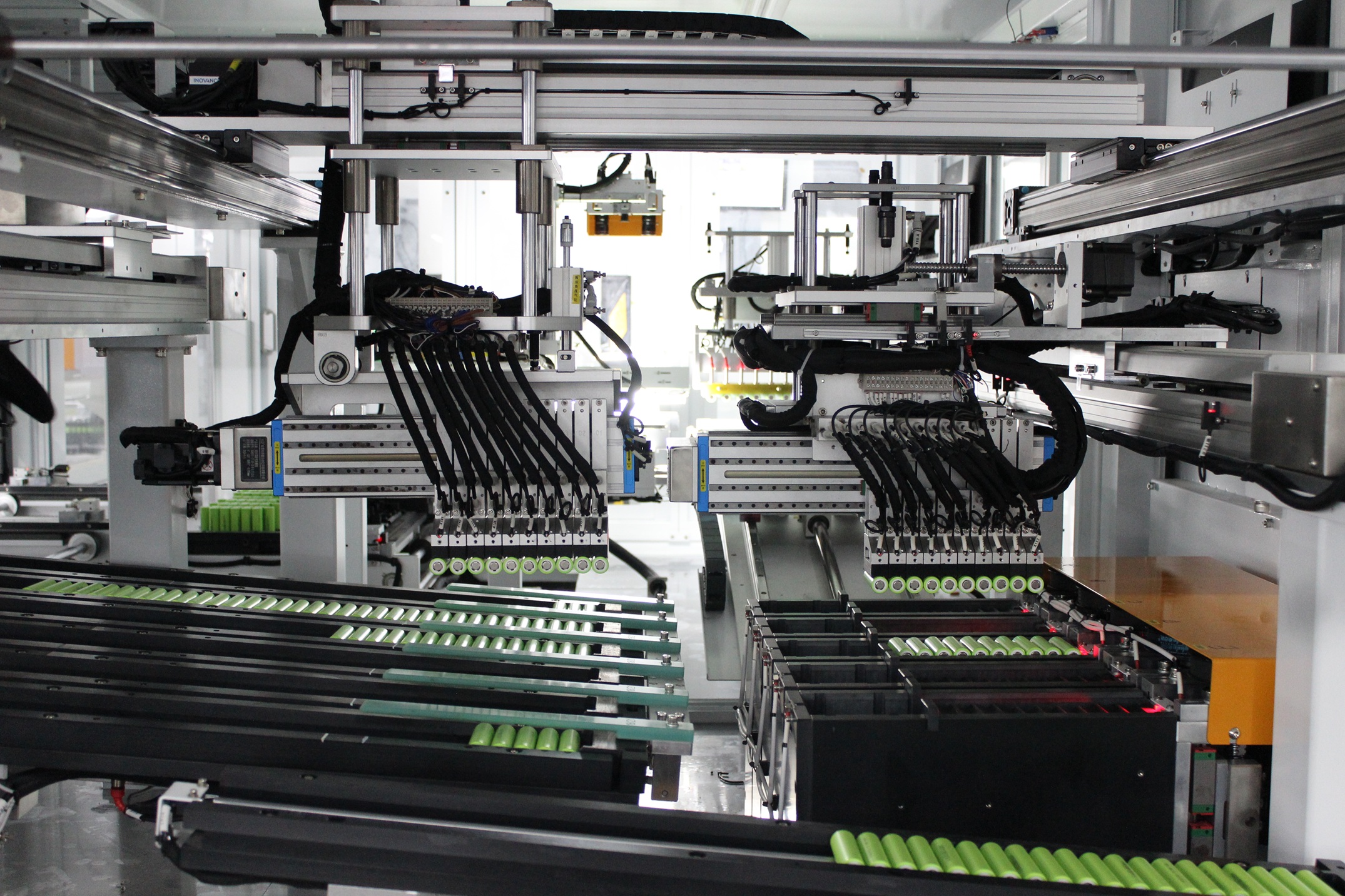 Joycube’s e-bike battery automatic production line in operation. Photos: Joycube 