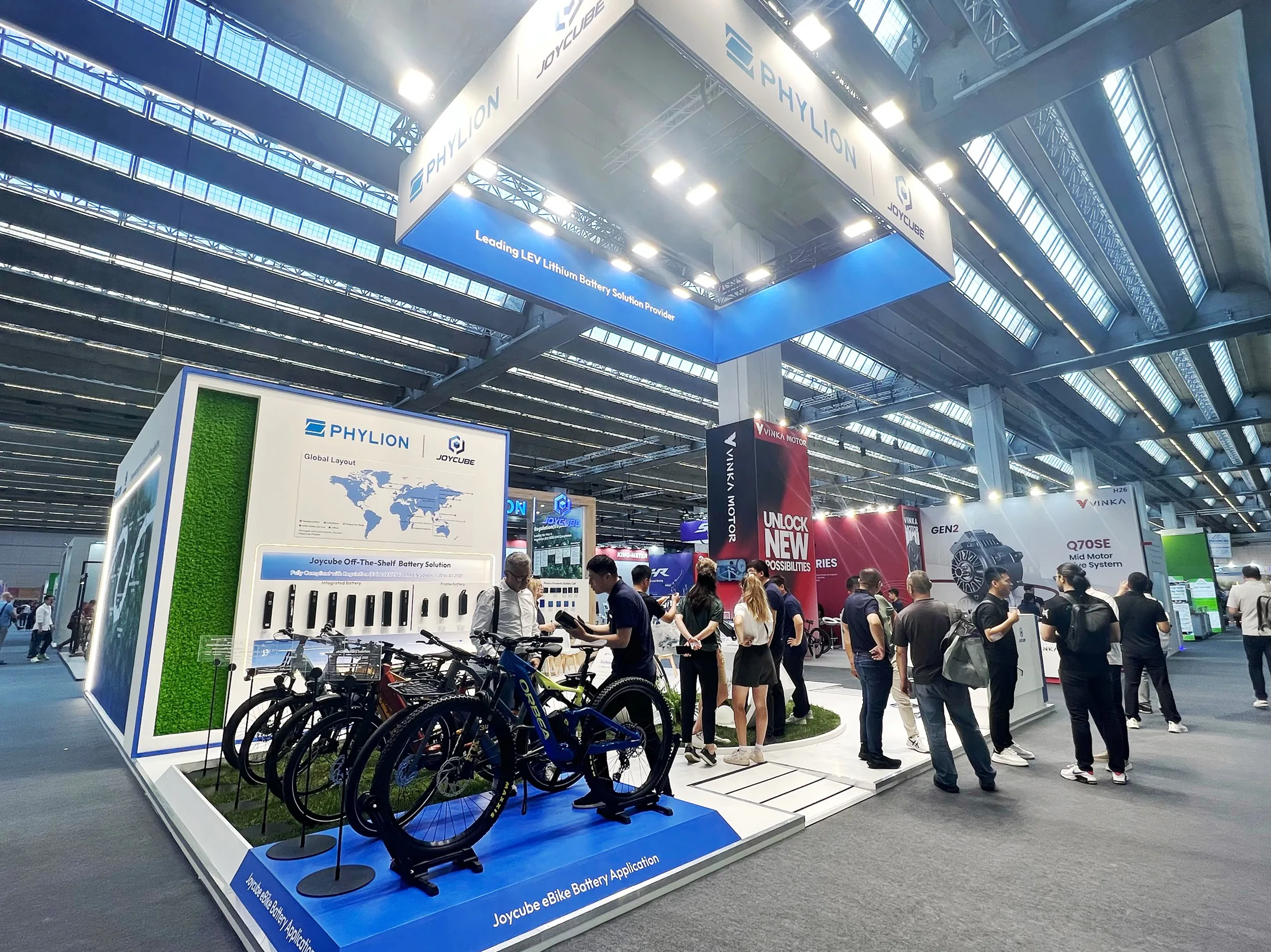 Joycube showcased its semi-solid battery solution at EuroBike 2025. 