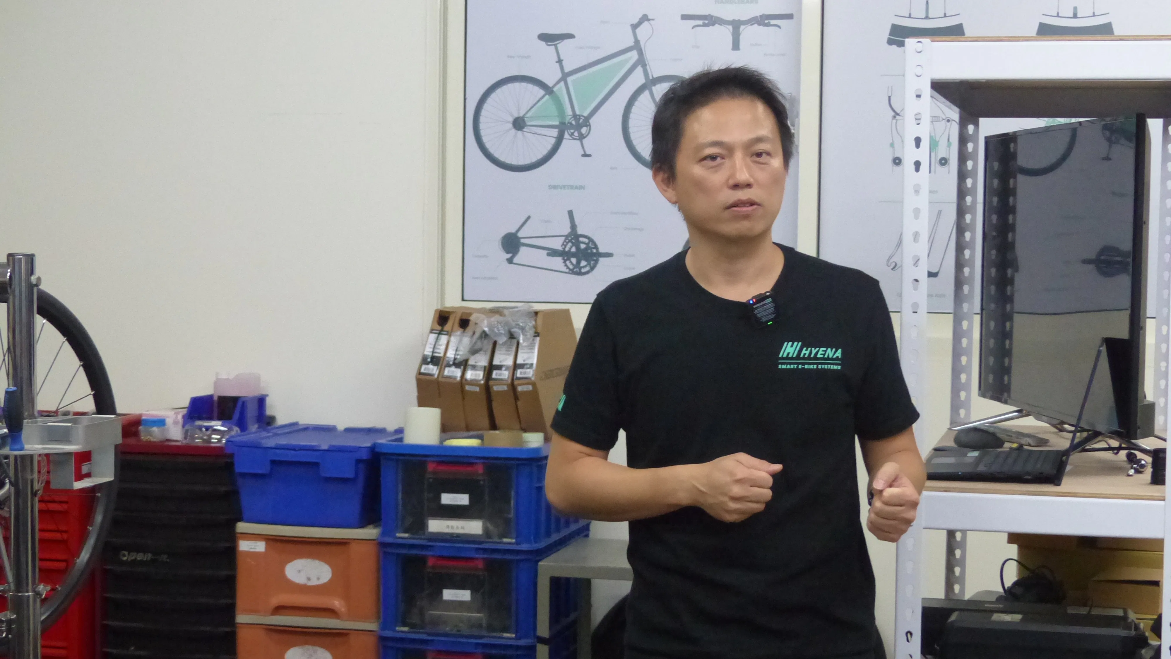 The e-bike market is our most important segment, and we will continue to allocate the majority of our resources to it,” says Hyena CEO Charlie Chuang. – Photo Bike Europe