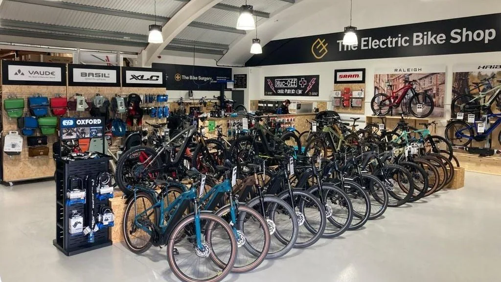 Laka’s acquisition of VeloLife improves its integration into independent bike shops across the UK, like the Electric Bike Shop. – Photo Electric Bike Shop