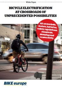 Bicycle Electrification at Crossroads of Unprecendented Posibilities