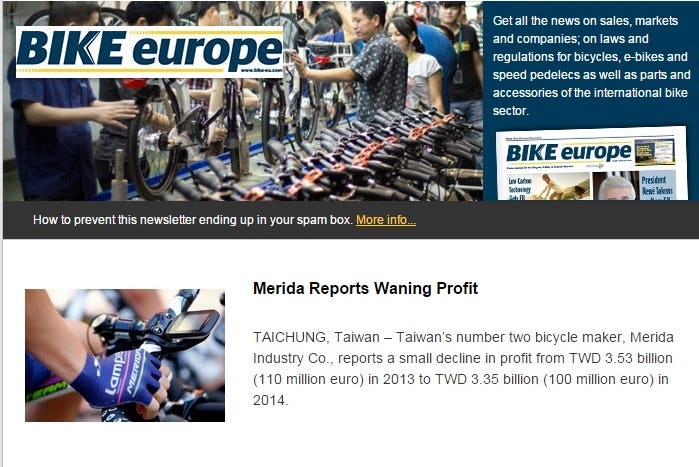 No Bike Europe newsletter on May 5 as the Netherlands is celebrating the end of World War 2. – Photo Bike Europe