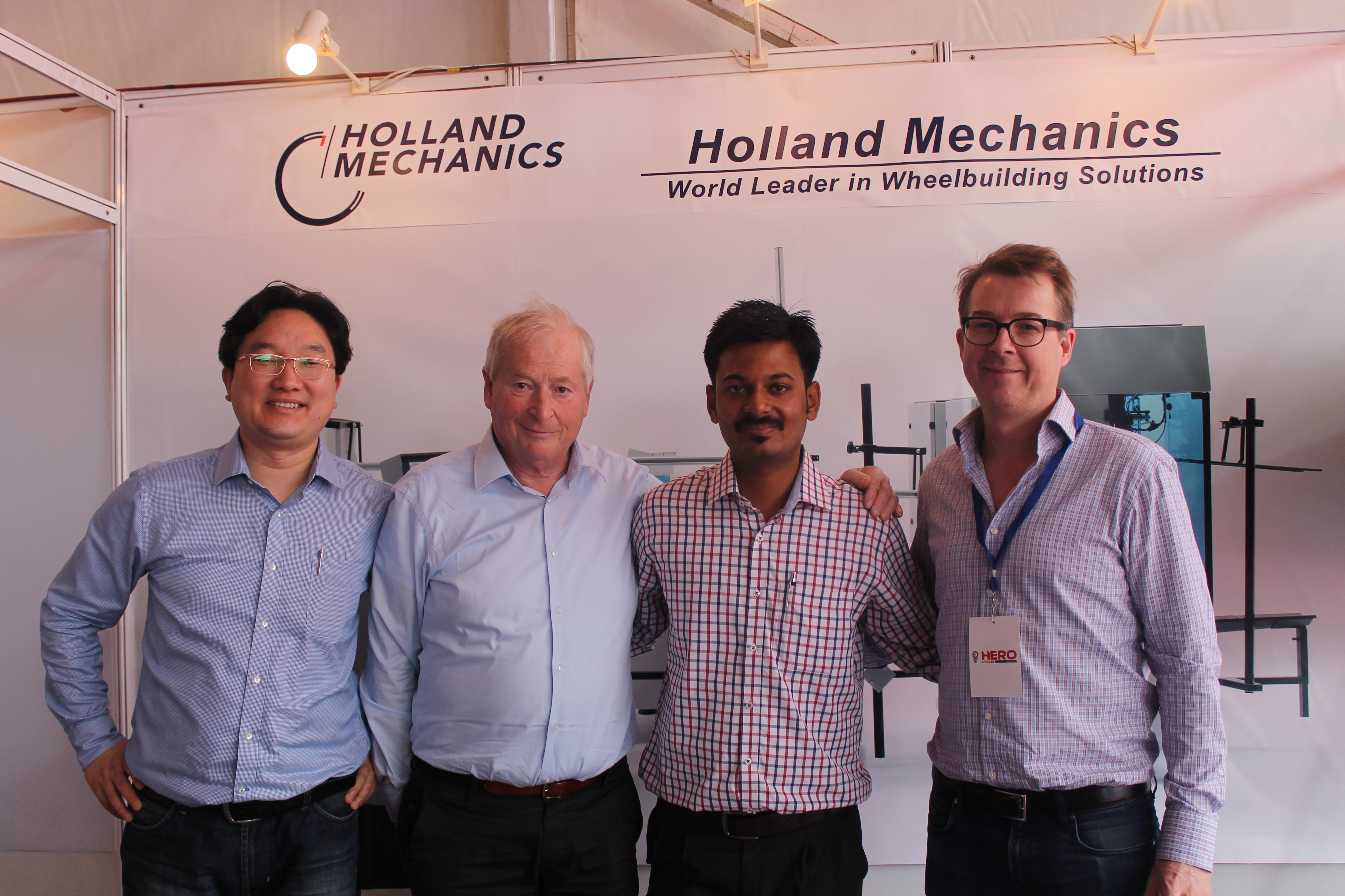 同樣還有荷蘭公司Holland Mechanics在考量了最近幾年該公司銷售機器人輪框製造機給印度製造商的表現時，對印度市場感到樂觀。– Photo Satnam Singh 