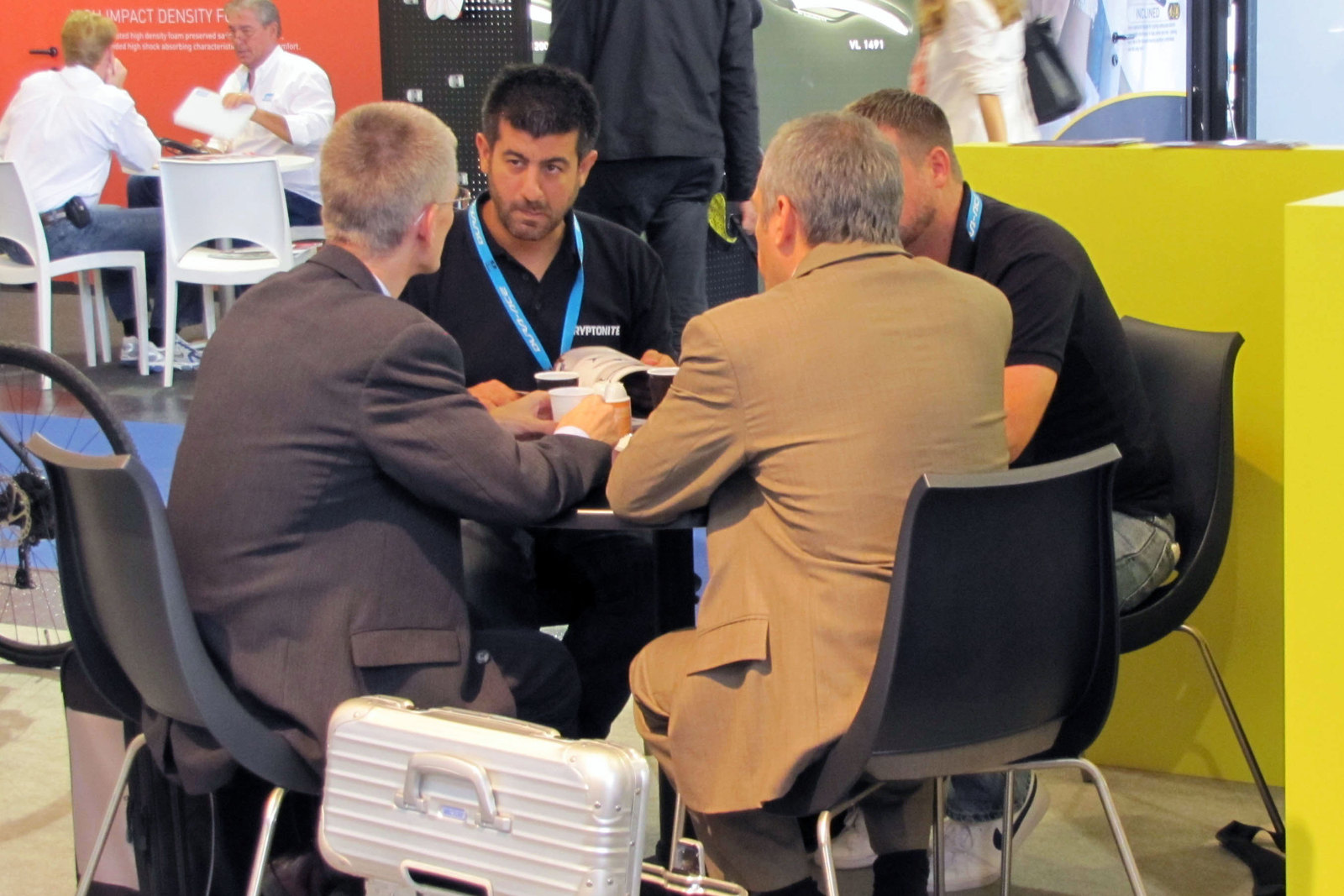 Bicycle parts makers gathering at Eurobike