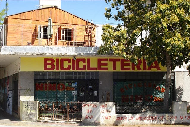 Argentina’s bicycle sales were blocked by import restrictions.


