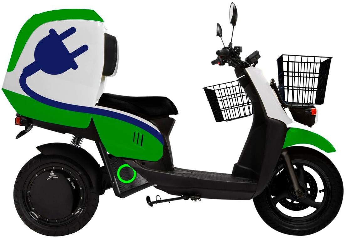 Scutum scooters and platforms will be offered to brands of cars and motorcycles who want to enter the world of two-wheeled EVs. - Photo Scutum