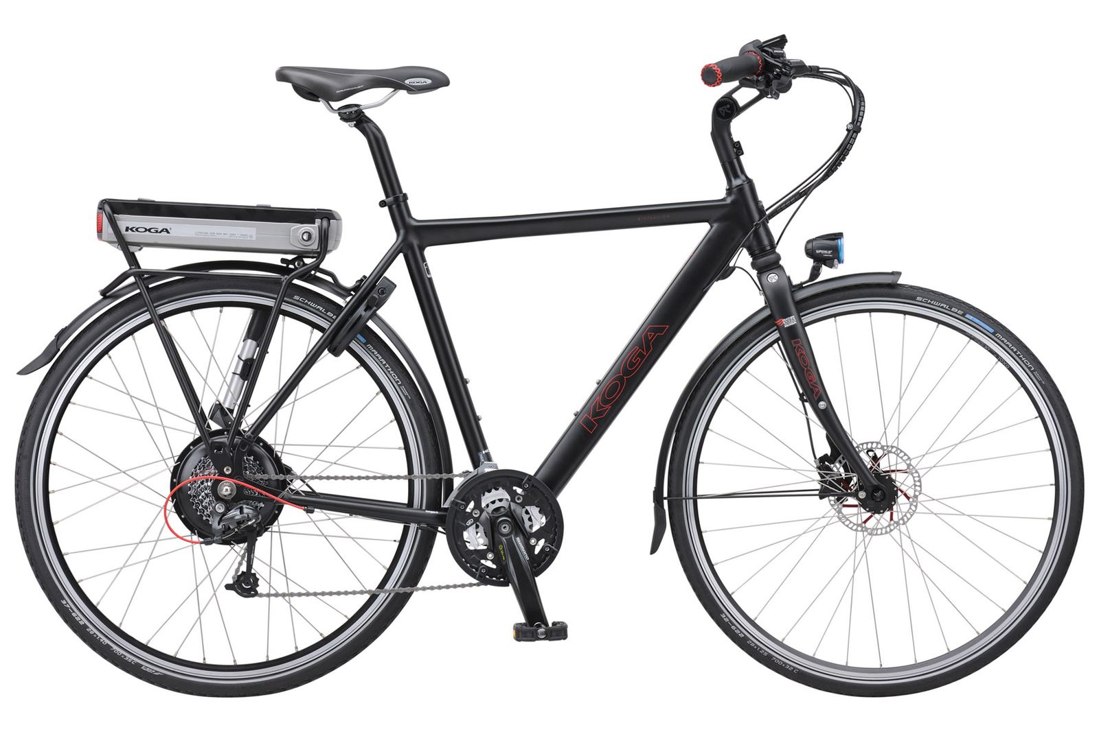 “Extensive tests at Koga have shown that this e-bike handles very well and safely at speeds of 30-35 km/h.” - Photo Koga