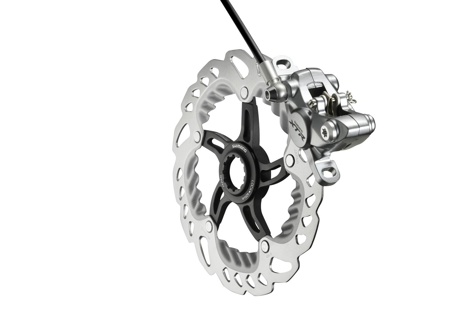 Shimano debuts its lightest hydraulic disc brake system overall the XTR line. - Photo Shimano
