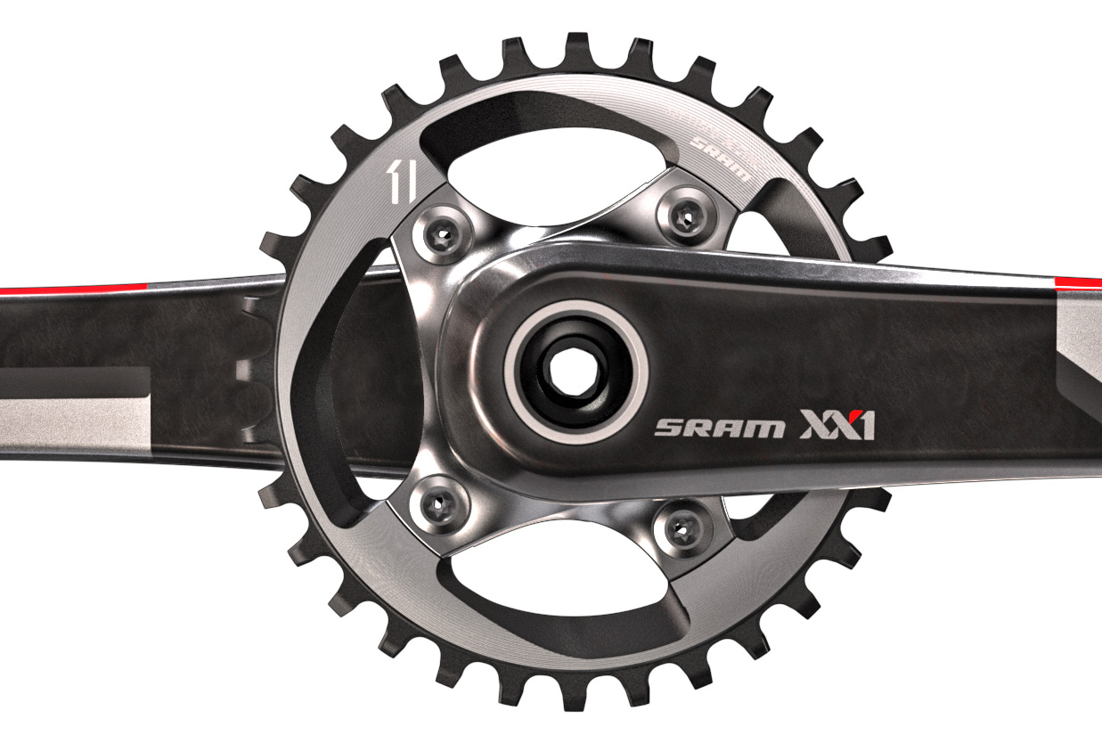 In the coming months, new patent information and disclosures related to new SRAM chain ring technology will be published. - Photo SRAM