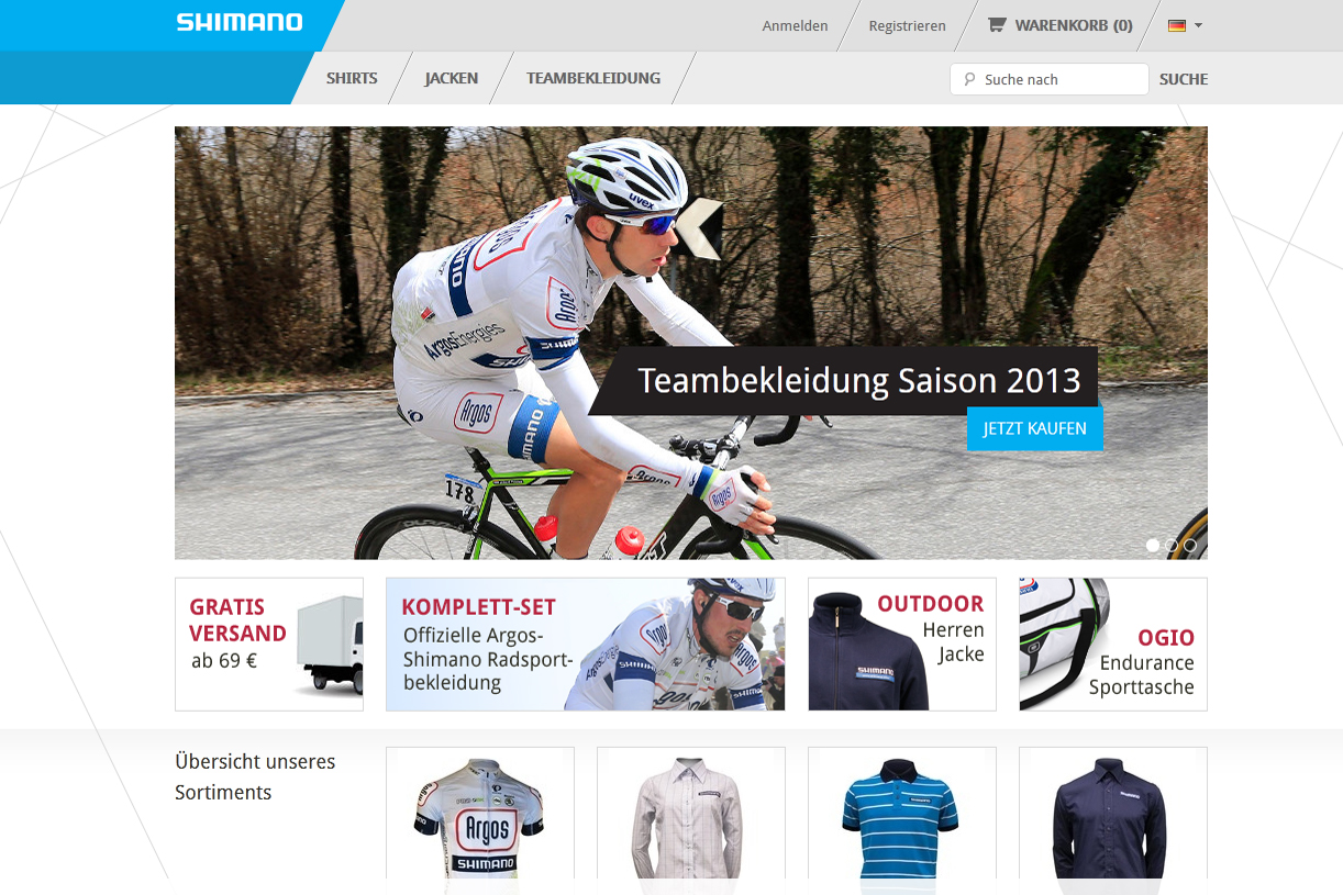 The webshop is the first time that Shimano goes online to consumers directly. - Photo Shimano