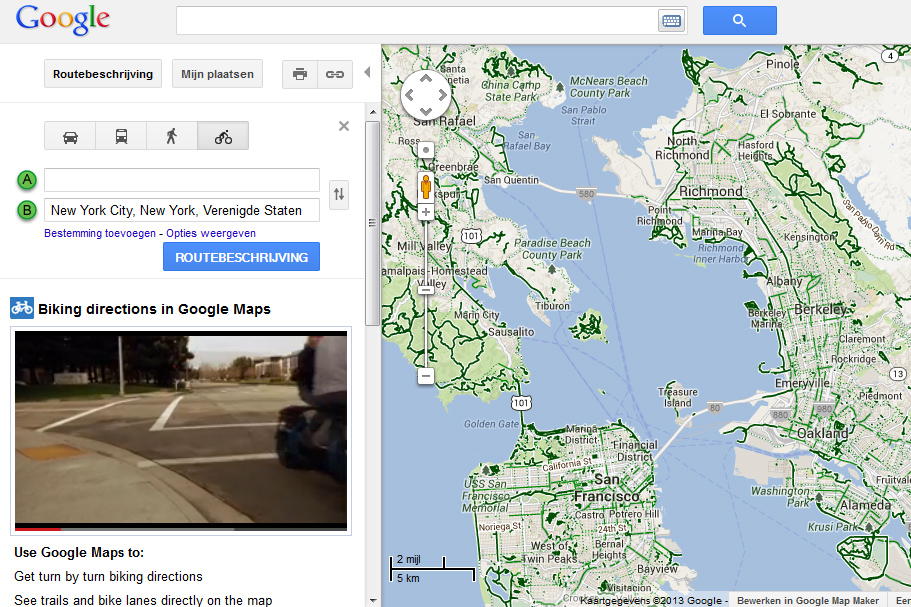Google為德國、法國、波蘭、愛爾蘭、盧森堡和列支敦士登等國的自行車騎士提供更多資訊。– Photo Google