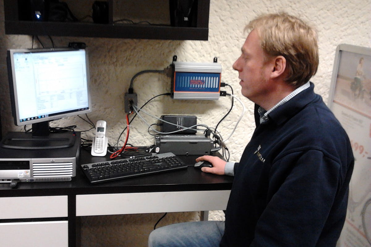 With the Dutch-designed BA500 battery condition tester dealers can independently test all e-bike batteries, designed for 250/350W motors. - Photo Battery Condition Test International