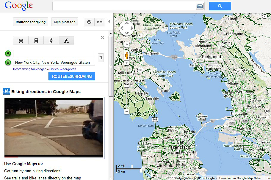 Google added cycling data of Germany, France, Poland, Ireland, Luxembourg, and Liechtenstein to Google Maps. - Photo Google
