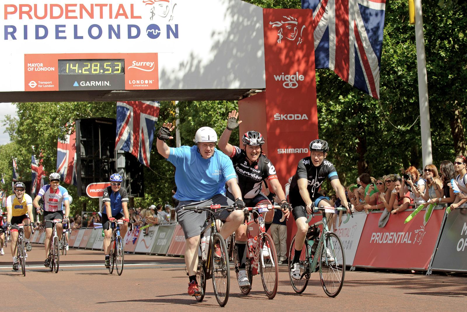 Amongst many celebrity participants the London mayor himself, Boris Johnson, completed the 160km route in eight hours.