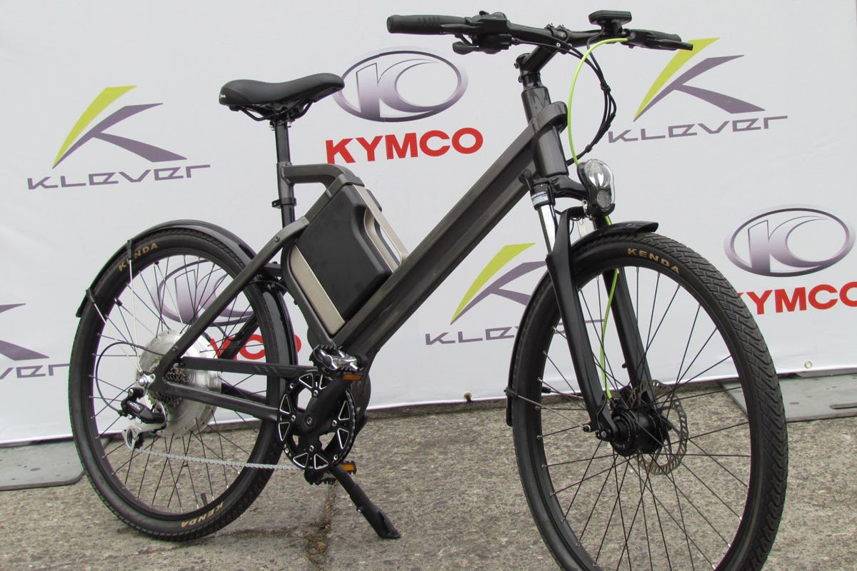 Klever will present its first ever e-bike at Eurobike. Pictured here is a prototype last year’s November. – Photo Bike Europe