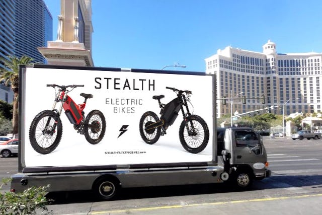 Also for the North American market more brands are seeing the potential of the 'electrified' bikes. - Photo Stealth Electric Bikes