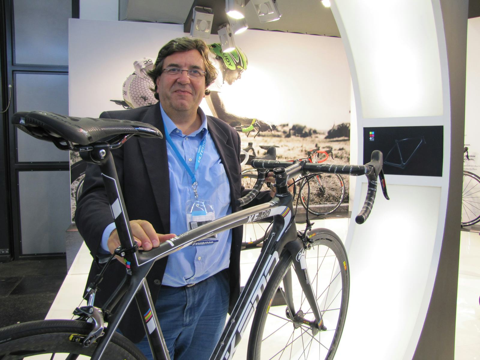 "We offer bicycles featuring the latest in fibers in our industry: TeXtreme", says Mario Comalli of Kemo Bikes. - Photo Bike Europe