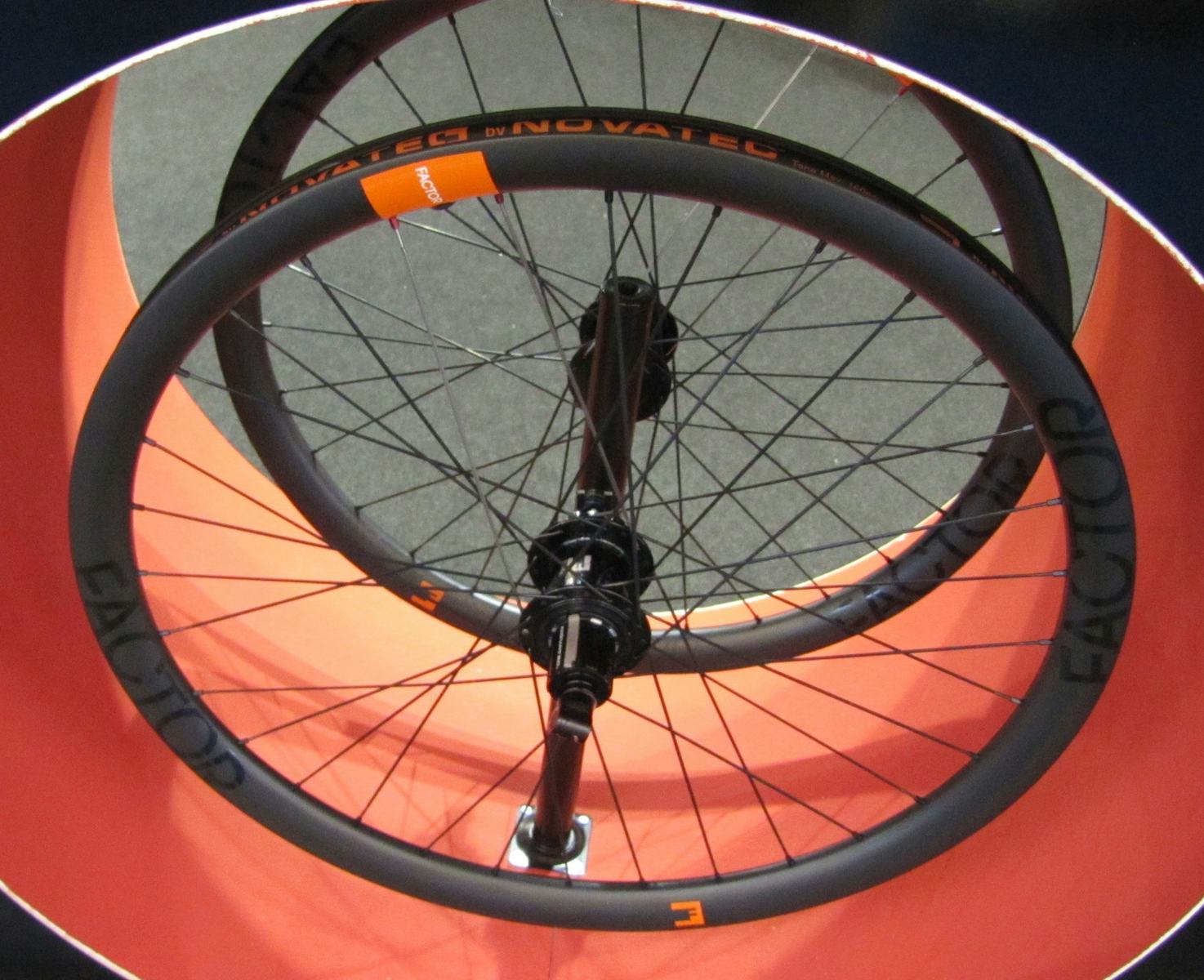 Factor is also Novatec&apos;s entrance into the carbon wheelset market. - Photo Bike Europe