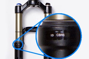 To determine whether a specific fork is part of the recall, locate the ID Code and Serial Number. – Photo Fox