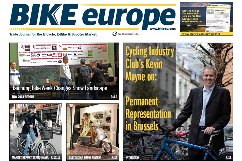 For getting to the free of charge digital Bike Europe editions we only ask you to register. The registration form is limited to name, country, job title and business. - Photo Bike Europe