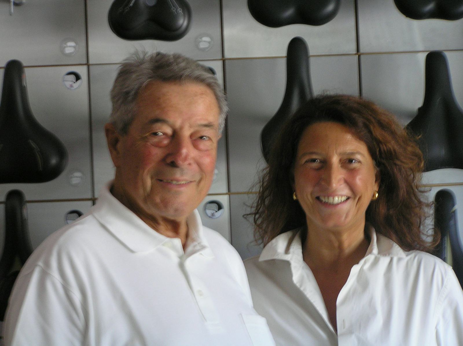 Dr. Riccardo Bigolin and Barbara Bigolin at happier times. – Photo Bike Europe