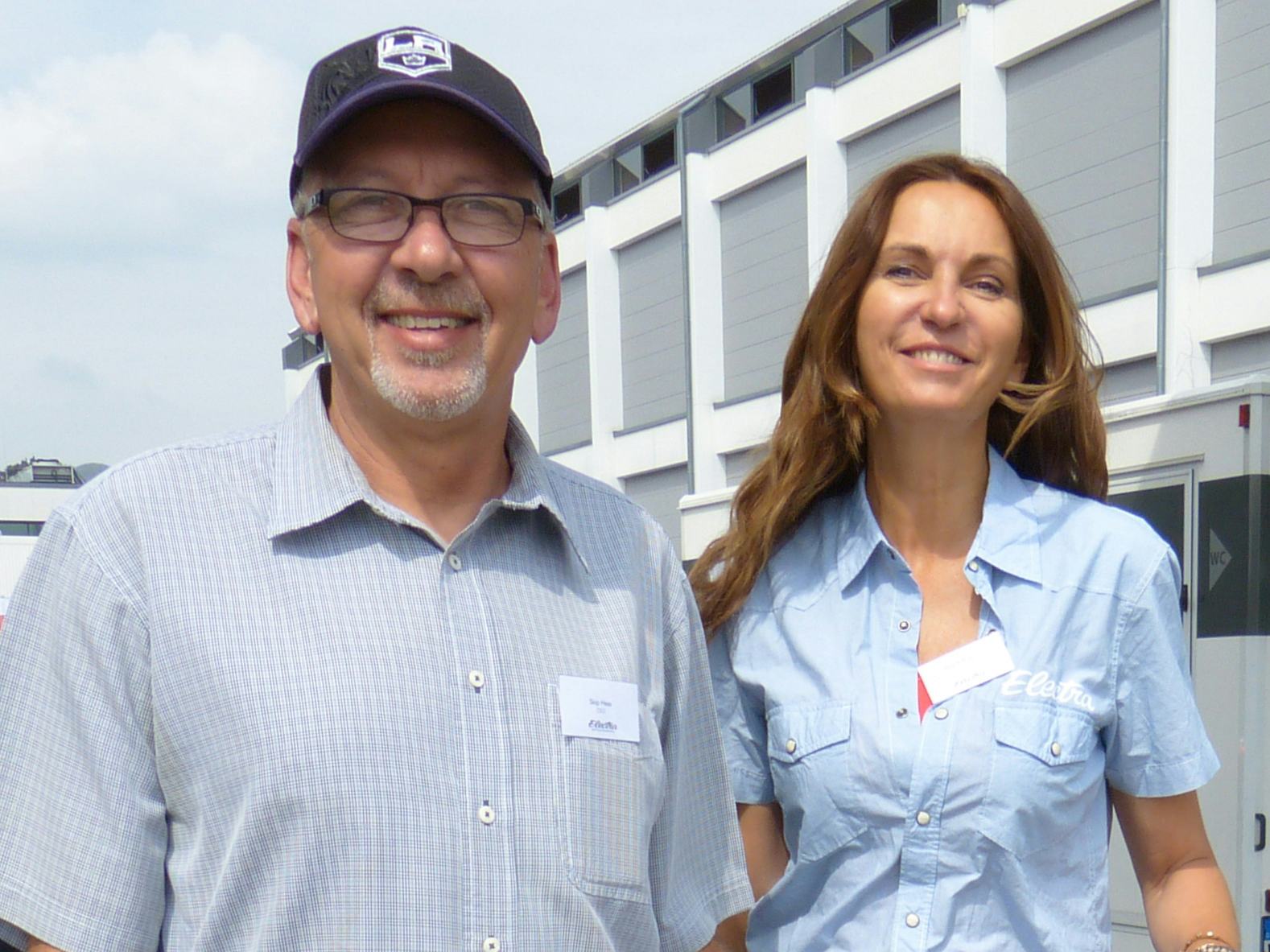 Electra president Skip Hess (l.) and Nicola Bowen, marketing manager Europa: “we can now grow the Electra brand and get more people everywhere riding Electra.” - Photo Bike Europe