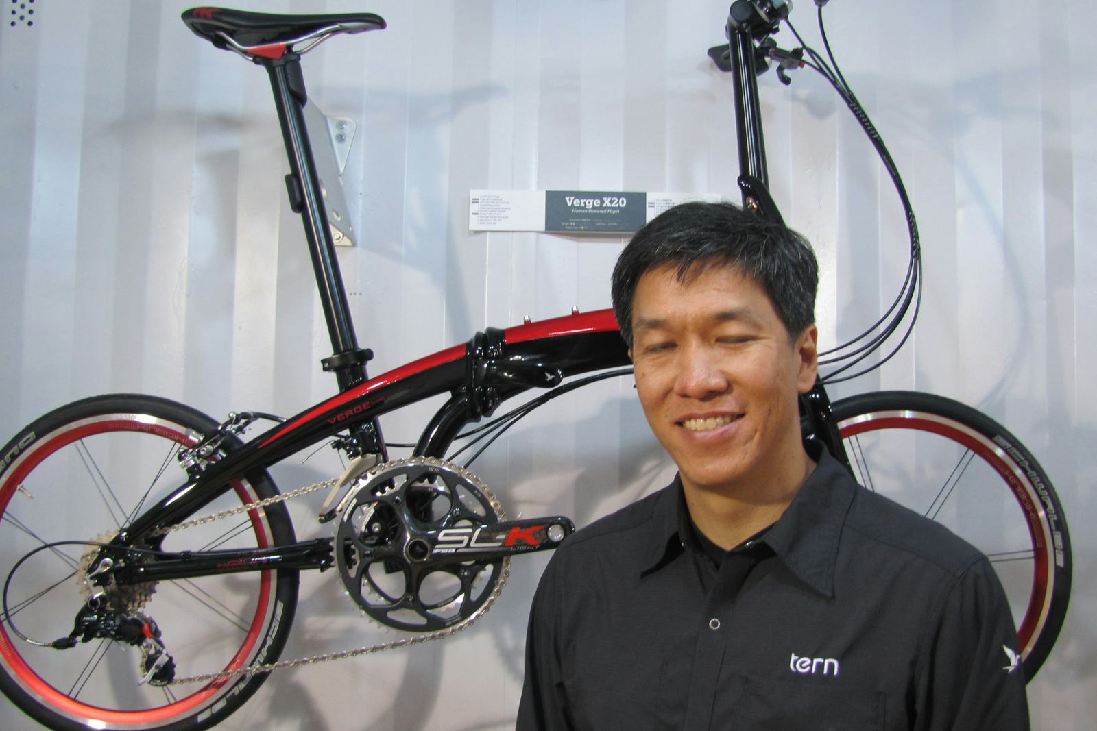 “We thank Steve Walsh for acting quickly to fix a friendly agreement for use of our design,” says Tern team captain, Joshua Hon. – Photo Bike Europe