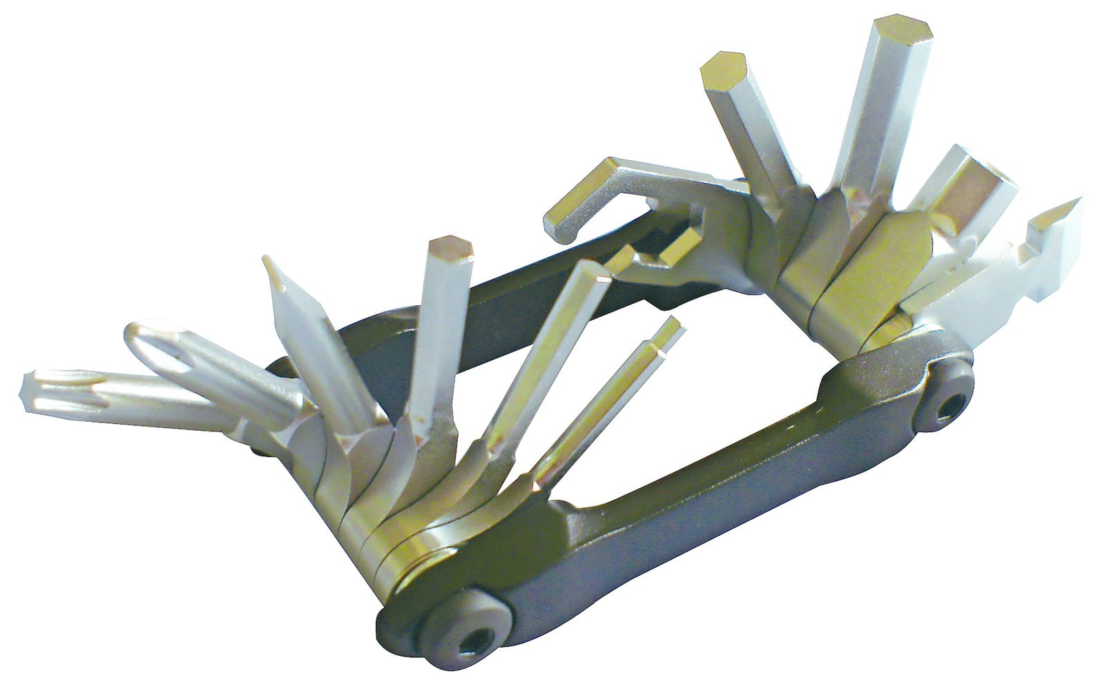 The integrated folding tool is multi-forged and CNC machined. - Photo Winride