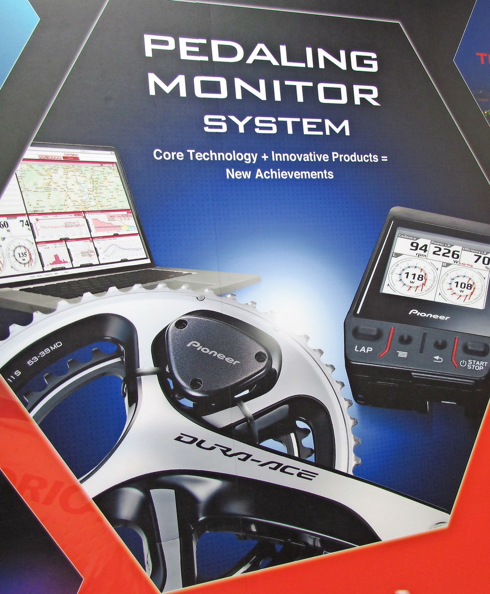 Pioneer"s Pedaling Monitor System. - Photo Bike Europe