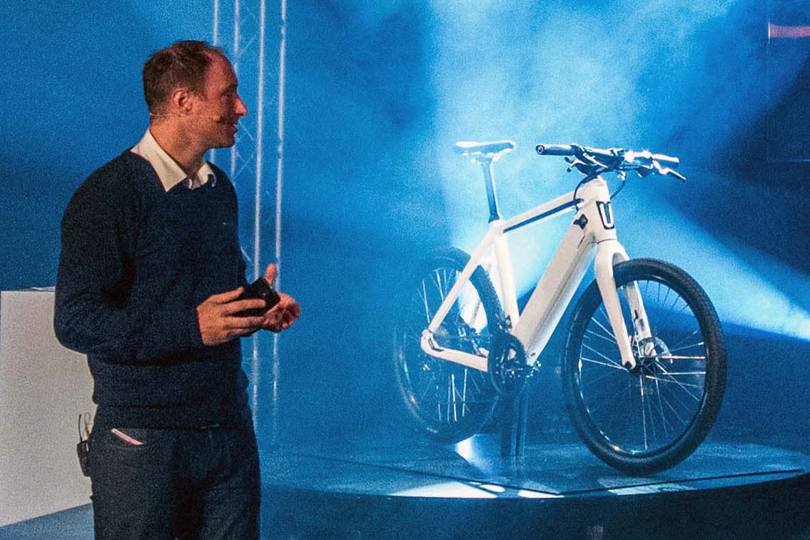 The Stromer ST2 is a class of its own,” says Thomas Binggeli, Stromer founder and Chairman of the BMC Group. – Photo Peter Hummel