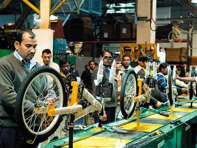 In the first ten months of 2013 Bangladesh exported 435,530 bikes to the EU; up 7.4% compared to the same period in 2012.- Photo PRAN-RFL Group