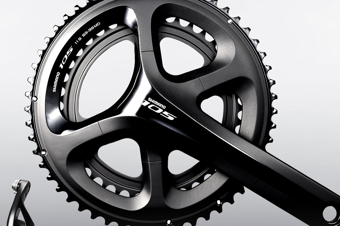 Dura Ace and Ultegra technology now available on 105 level. – Photo Shimano