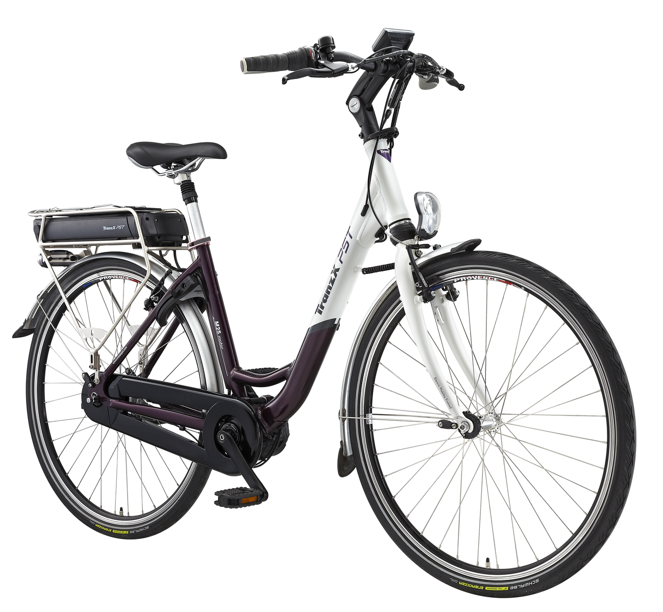 Ultra compact and lightweight, the M25 tucks aways almost invisable in the frame. - Photo TransX