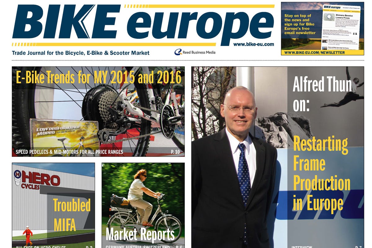 Bike Europe’s April 2014 edition. - Photo Bike Europe