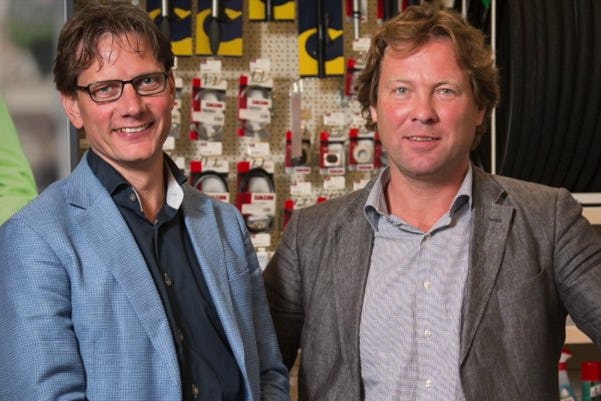 The current Bike Totaal and Biretco managers, Maarten de Vos (right) and Erik de Geus, are appointed General Manager and Chief Financial Officer (respectively) of the new company. – Photo Dynamo Retail Group